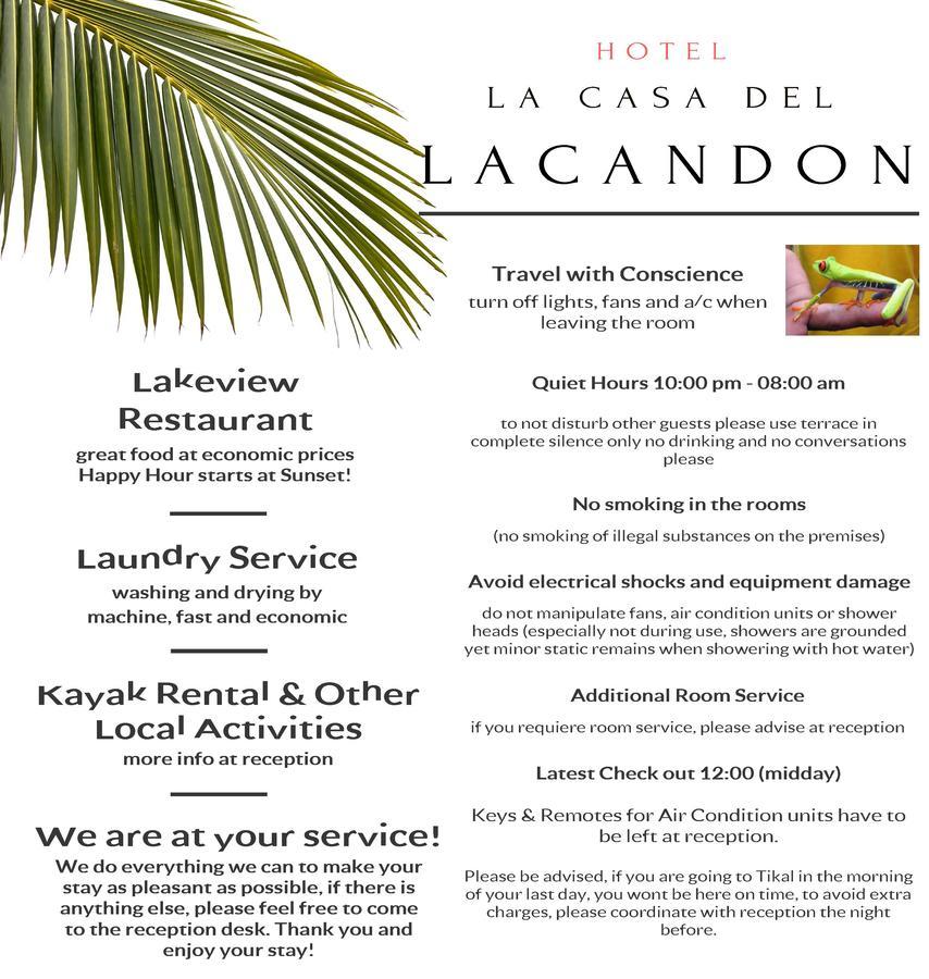 La Casa Del Lacandon - Waterfront Hotel Flores Exterior foto